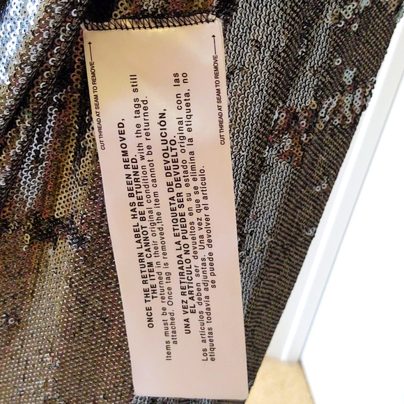 Dress the Population XL Long Silver Party Dress NWT $348 🎉 - Picture 6 of 12